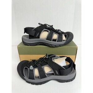 -1262 Keen Rapids H2, Black/Gre3y Sandals-US 9 Mens